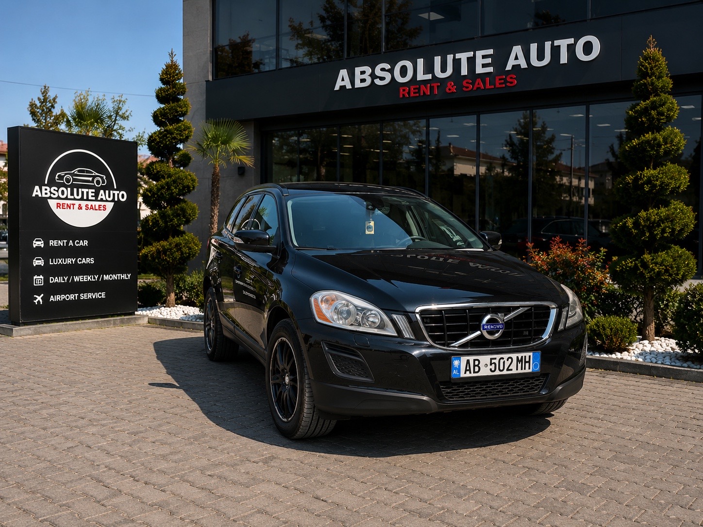 Absolute Auto airport pickup vehicle